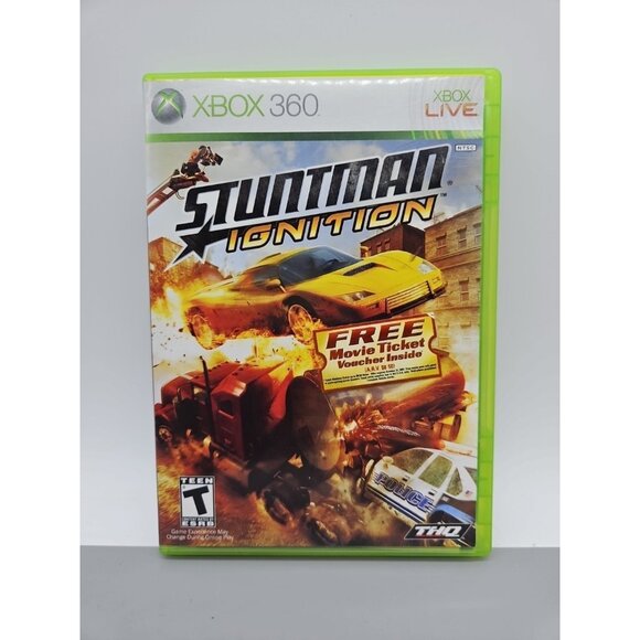 Stuntman Ignition 2007 Microsoft Xbox 360 Live Manual Included Pre Owned - Picture 1 of 9